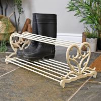 Cream “Loredana” Heart Shoe Stand