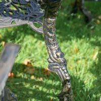 Close-Up of Antique Gold Chair Leg for "Autumn Fall" Dining Set Close-Up of Antique Gold Chair Leg for "Autumn Fall" Dining Set