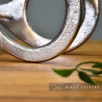 Close-up of the Antique Nickel Finish