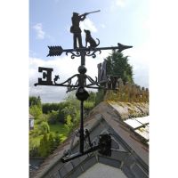 Standard Game Season Weathervane in Situ Standard Game Season Weathervane in Situ
