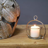 Close-up of the Holder inside the Apple Candle Holder