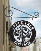 Circular "Apple Tree" Hanging Wall Sign