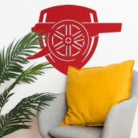 "Arsenal Cannon" Wall Art in the siting Room