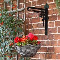 Art Deco Hanging Basket Bracket in situ