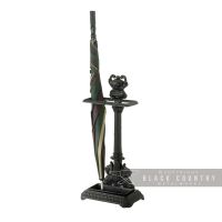 Art Nouveau Walking Stick and Umbrella Stand Finished in Black