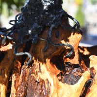 Metal & Wood Magical Tree Garden Sculpture 