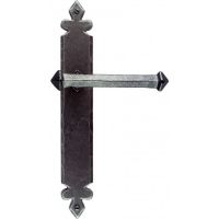 Tudor Lever Latch Set Finished In Pewter Tudor Lever Latch Set Finished In Pewter