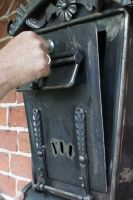 "Aubrey End" Gothic Post Box And Newspaper Holder "Aubrey End" Gothic Post Box And Newspaper Holder