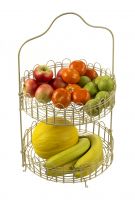 Hand made in wrought iron and finished in a rich, soft cream Hand made in wrought iron and finished in a rich, soft cream