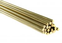 Solid Brass 3/8" Rods unpolished