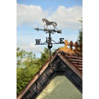 Horse Weathervane on the Gable End Horse Weathervane on the Gable End