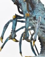 Aurelian Sentry Lobster Sculpture in Cast Brass close up of legs