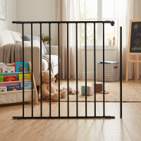 Baby Dan Black Flex/Configure Extension Section in a Child"s Playroom