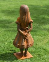 back view of cast iron outdoor ornament