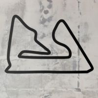 Bahrain International Motor Track Wall Art in Full 