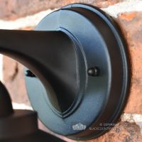 Bakewell Classic Black Wall Lantern Bracket Mounting Plate Bakewell Classic Black Wall Lantern Bracket Mounting Plate