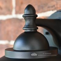 Bakewell Classic Black Wall Lantern Close Up Bakewell Classic Black Wall Lantern Close Up