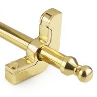 Polishes Brass Stair Rod With Ball Finials Polishes Brass Stair Rod With Ball Finials