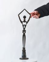 Scale image of Recycled Metal Ballerina Sculpture