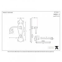 "Bardi" Swan Neck Lever Bathroom Set Dimensions