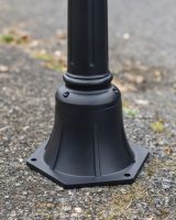 Base of "The Grange" Traditional Hexagonal Pillar Light Base of "The Grange" Traditional Hexagonal Pillar Light