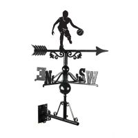 Weathervane of Basketball Player in Full 