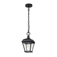 "Boxwell" Medium Single Light Chain Lantern in Midnight Black