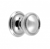 Georgian Bright Chrome Centre Door Knobs