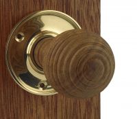 Beehive Wooden Door Knobs