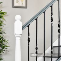 Metal stair spindles