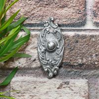 Traditional Satin chrome door bell buzzer Traditional Satin chrome door bell buzzer