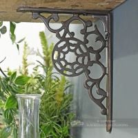 Unusual iron shelf bracket Unusual iron shelf bracket