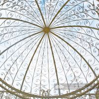 Domed Ceiling of "The Royal Alexandria" Wrought Iron Pavilion