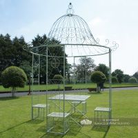 "St Rimini" Garden Gazebo in a Pale Green Finish