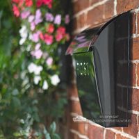 Side view of secure post box with embossed word POST