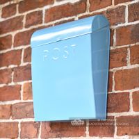 “Spring Skies” Light Blue Contemporary Post Box “Spring Skies” Light Blue Contemporary Post Box