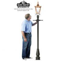Scale image of our 2.3m Victorian lamp post Scale image of our 2.3m Victorian lamp post