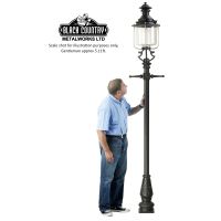 Scale image - 2.9m Belgravia Lamp post set