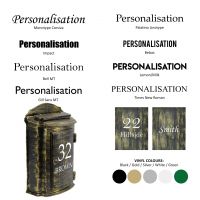 York post box custom font options