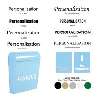 Vinyl Personalisation Options Vinyl Personalisation Options