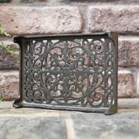 Back of cast iron air brick Back of cast iron air brick