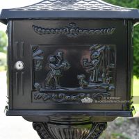 “Ebonite” Black Huntingdon Post Box “Ebonite” Black Huntingdon Post Box