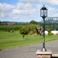 Black & Silver lamp post