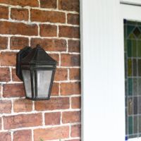 Gothic style porch light Gothic style porch light