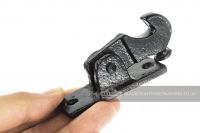 Blacksmith Ornate Automatic Door Catch scale shot Blacksmith Ornate Automatic Door Catch scale shot