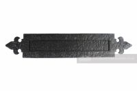 Black Iron Letter Plate Black Iron Letter Plate