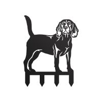 Beagle Silhouette in a Black Finish