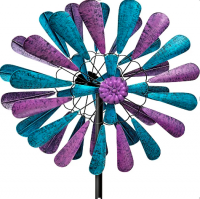 Beautiful Blue and Purple Wind Spinner