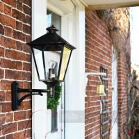 Beautiful wall lantern on bracket