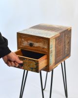 Scale image of side table with two drawers